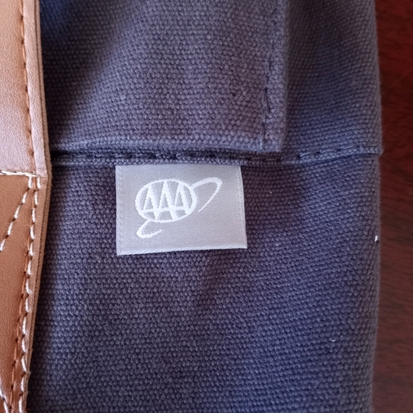 AAA Canvas Grey Travel Backpack - Picture 5 of 9